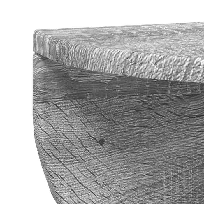 Raft de perete Gri Sonoma 38 x 19 x 19 cm Lemn compozit - WALTI WALTI
