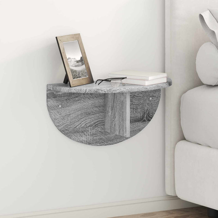 Raft de perete Gri Sonoma 38 x 19 x 19 cm Lemn compozit - WALTI WALTI