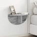 Raft de perete Gri Sonoma 38 x 19 x 19 cm Lemn compozit - WALTI WALTI