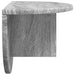 Raft de perete Gri Sonoma 38 x 19 x 19 cm Lemn compozit - WALTI WALTI