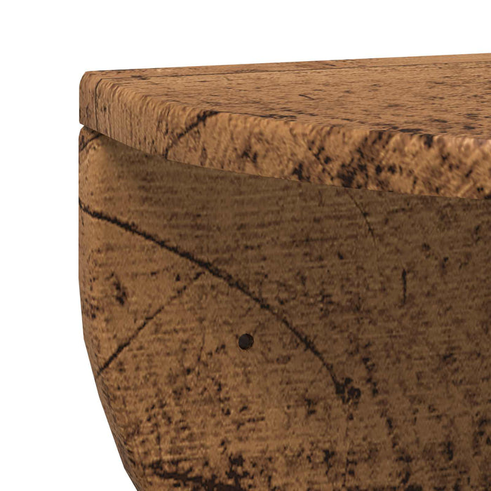 Raft de perete Lemn vechi 38 x 19 x 19 cm Lemn compozit - WALTI WALTI