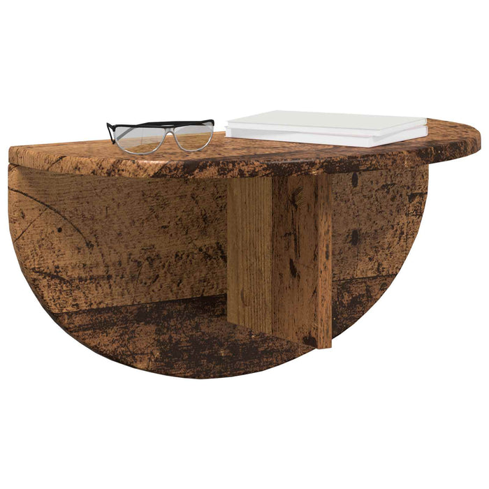 Raft de perete Lemn vechi 38 x 19 x 19 cm Lemn compozit - WALTI WALTI