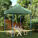 Cort pentru Petreceri Verde 200 x 200 x 306 cm Material Oxford - WALTI WALTI