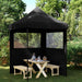 Cort pentru Petreceri Negru 200 x 200 x 306 cm Material Oxford - WALTI WALTI