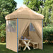 Cort pentru Petreceri Bej 200 x 200 x 306 cm Material Oxford - WALTI WALTI