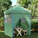 Cort pentru Petreceri Verde 200 x 200 x 306 cm Material Oxford - WALTI WALTI