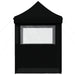 Cort pentru Petreceri Negru 200 x 200 x 306 cm Material Oxford - WALTI WALTI