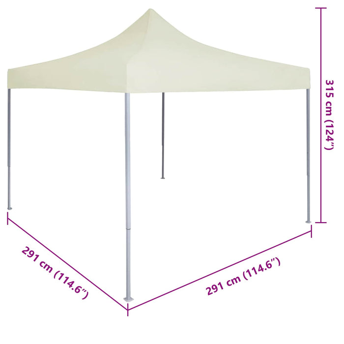 Cort pentru Petreceri Crem 291 x 291 x 315 cm Material Oxford - WALTI WALTI