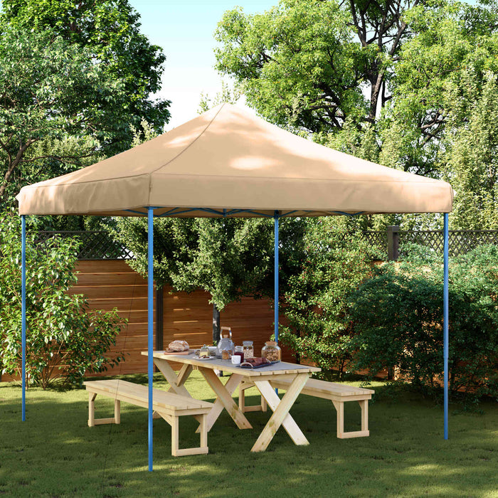 Cort pentru Petreceri Bej 292 x 292 x 315 cm Material Oxford - WALTI WALTI