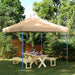 Cort pentru Petreceri Bej 292 x 292 x 315 cm Material Oxford - WALTI WALTI