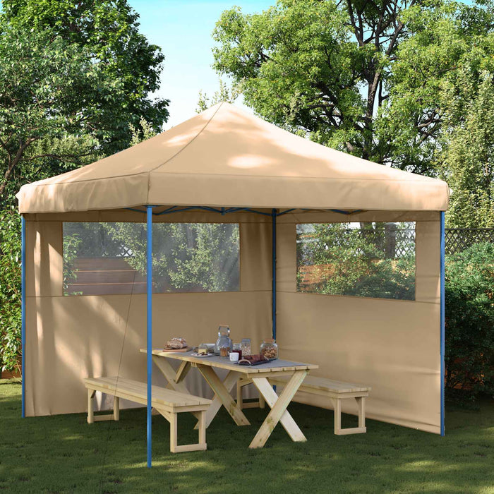 Cort pentru Petreceri Bej 292 x 292 x 315 cm Material Oxford - WALTI WALTI