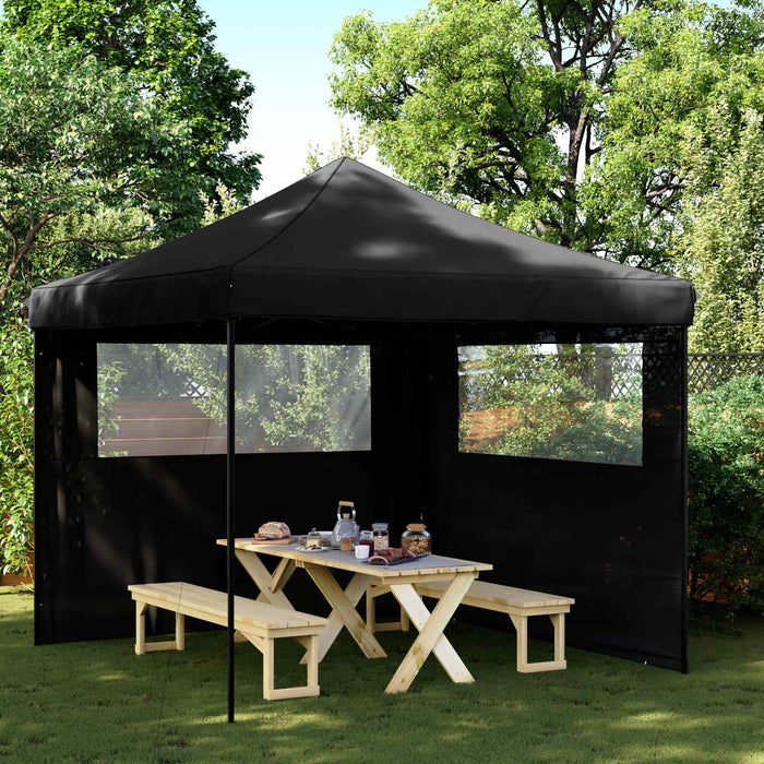 Cort pentru Petreceri Negru 292 x 292 x 315 cm Material Oxford WALTI