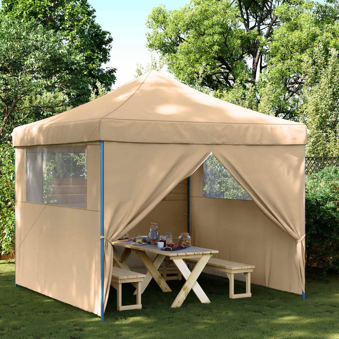 Cort pentru Petreceri Bej 292 x 292 x 315 cm Material Oxford - WALTI WALTI