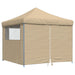 Cort pentru Petreceri Bej 292 x 292 x 315 cm Material Oxford - WALTI WALTI