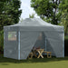 Cort pentru Petreceri Antracit 280 x 410 x 315 cm - WALTI WALTI