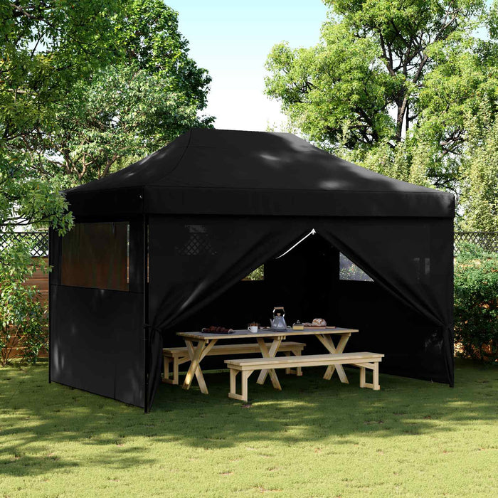 Cort pentru Petreceri Negru 279 x 410 x 315 cm Material Oxford - WALTI WALTI