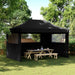 Cort pentru Petreceri Negru 292 x 440 x 315 cm Material Oxford - WALTI WALTI
