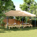 Cort pentru Petreceri Bej 292 x 580 x 315 cm Material Oxford - WALTI WALTI
