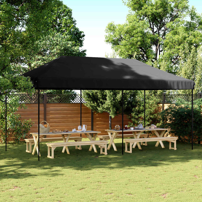 Cort pentru Petreceri Negru 292 x 580 x 315 cm Material Oxford - WALTI WALTI
