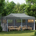 Cort pentru Petreceri Antracit 291 x 580 x 315 cm - WALTI WALTI