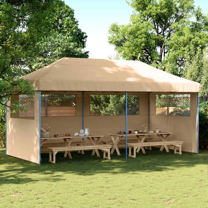 Cort pentru Petreceri Bej 292 x 580 x 315 cm Material Oxford - WALTI WALTI