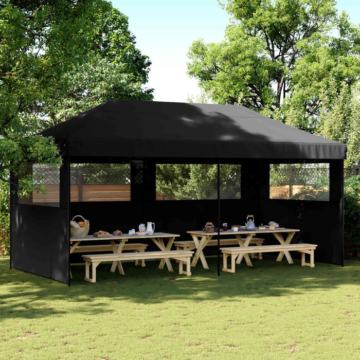Cort pentru Petreceri Negru 292 x 580 x 315 cm Material Oxford - WALTI WALTI