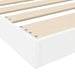 Cadru de pat de podea Alb 75 x 190 cm Lemn compozit - WALTI WALTI