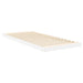Cadru de pat de podea Alb 75 x 190 cm Lemn compozit - WALTI WALTI