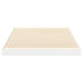 Cadru de pat de podea Alb 75 x 190 cm Lemn compozit - WALTI WALTI