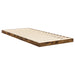 Cadru de pat de podea Stejar fumuriu 100 x 200 cm Lemn compozit - WALTI WALTI