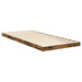 Cadru de pat de podea Stejar fumuriu 100 x 200 cm Lemn compozit - WALTI WALTI