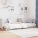 Cadru de pat de podea Gri Sonoma 100 x 200 cm Lemn compozit - WALTI WALTI