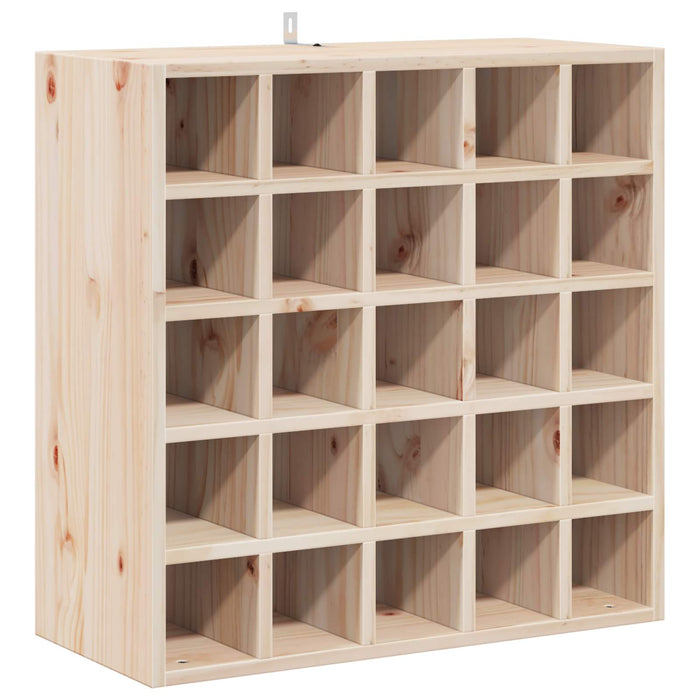 Raft pentru vin 2 pcs natural 56 x 25 x 56 cm Lemn de pin masiv - WALTI WALTI