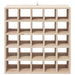 Raft pentru vin 2 pcs natural 56 x 25 x 56 cm Lemn de pin masiv - WALTI WALTI