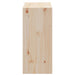 Raft pentru vin 2 pcs natural 56 x 25 x 56 cm Lemn de pin masiv - WALTI WALTI