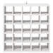 Raft pentru vin 2 pcs Alb 56 x 25 x 56 cm Lemn de pin masiv - WALTI WALTI