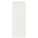 Raft pentru vin 4 pcs Alb 62 x 25 x 62 cm Lemn de pin masiv - WALTI WALTI