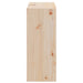 Raft pentru vin 2 pcs natural 62 x 25 x 62 cm Lemn de pin masiv - WALTI WALTI
