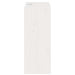 Raft pentru vin 2 pcs Alb 62 x 25 x 62 cm Lemn de pin masiv - WALTI WALTI