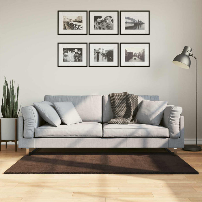 Covor moale cu pile medie și spălabil HUARTE Maro 150 x 80 cm WALTI