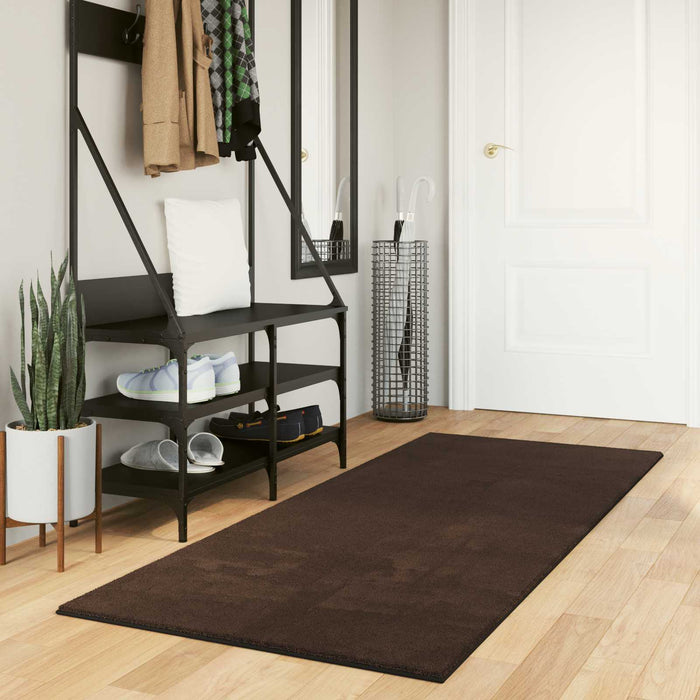 Covor moale cu pile medie și spălabil HUARTE Maro 200 x 80 cm - WALTI WALTI