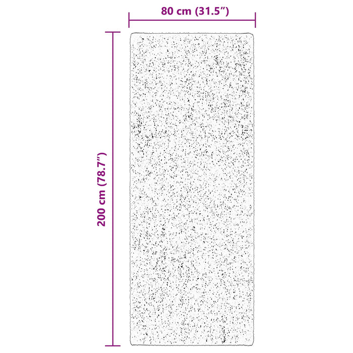 Covor moale cu pile medie și spălabil HUARTE Maro 200 x 80 cm - WALTI WALTI