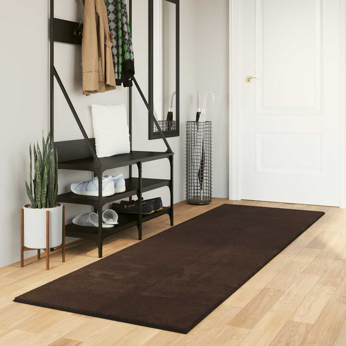 Covor moale cu pile medie și spălabil HUARTE Maro 250 x 80 cm - WALTI WALTI