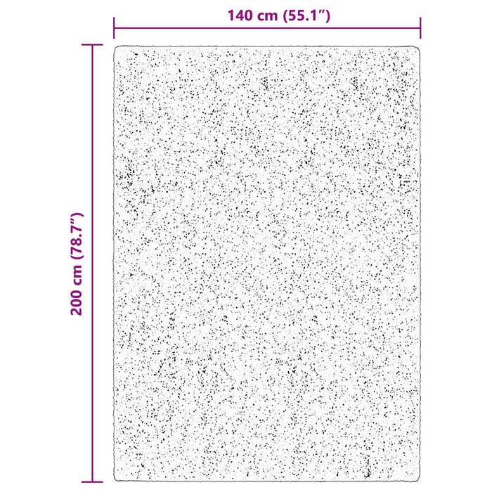 Covor moale cu pile medie și spălabil HUARTE Maro 200 x 140 cm - WALTI WALTI
