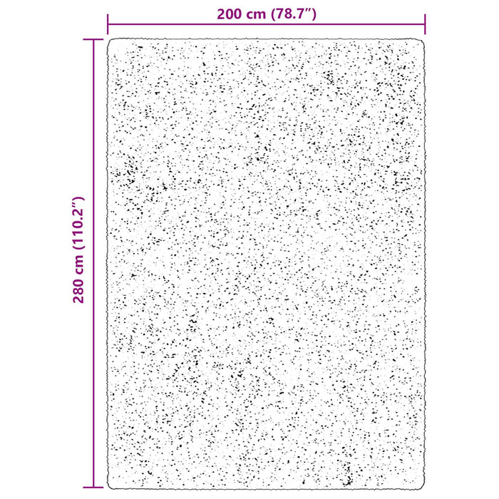 Covor moale cu pile medie și spălabil HUARTE Maro 200 x 280 cm - WALTI WALTI