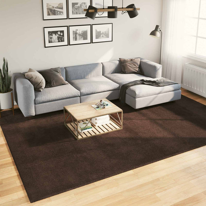 Covor moale cu pile medie și spălabil HUARTE Maro 340 x 240 cm WALTI