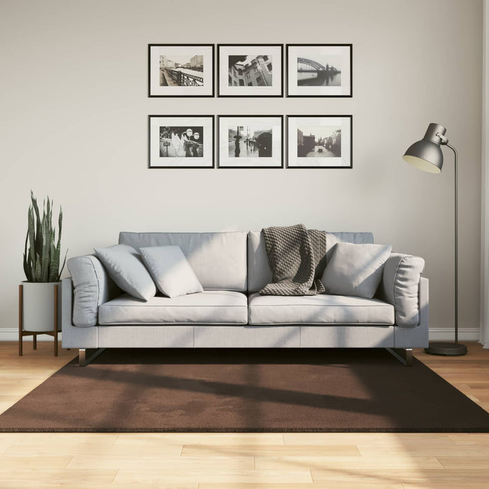 Covor moale cu pile medie și spălabil HUARTE Maro 160 x 160 cm - WALTI WALTI