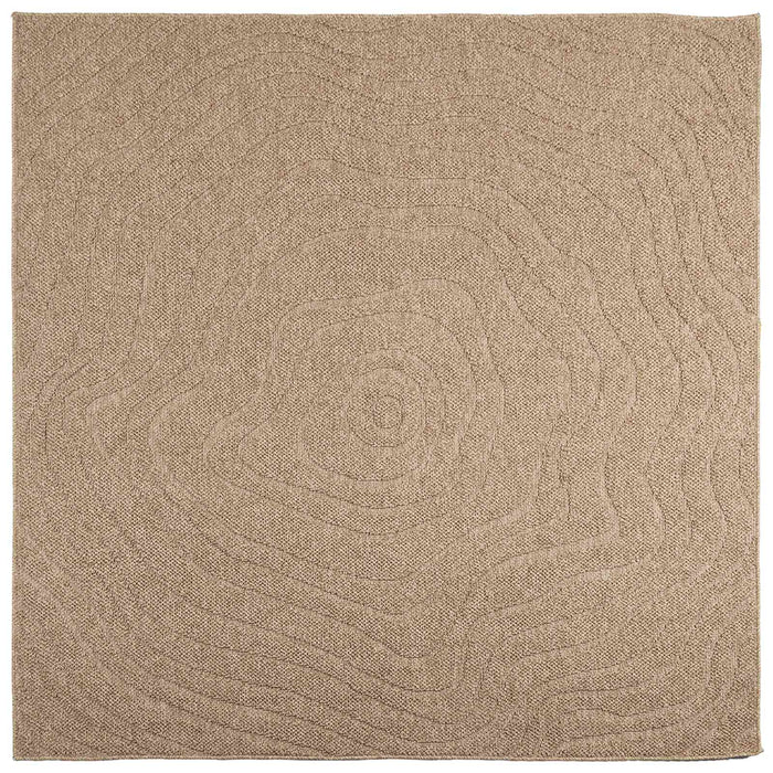 Covoare de zonă Moiré Pătrat AGIRA natural 120 x 120 cm - WALTI WALTI
