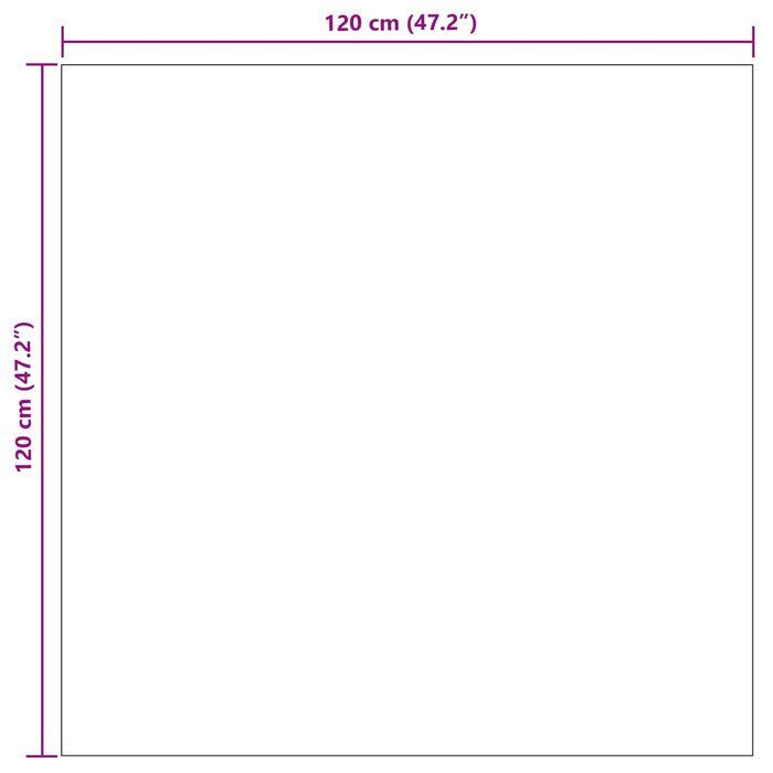 Covoare de zonă Pătrat Crem 120 x 120 cm - WALTI WALTI