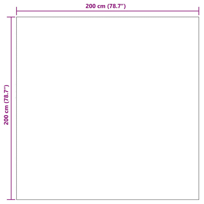 Covoare de zonă Pătrat Nisipiu 200 x 200 cm - WALTI WALTI